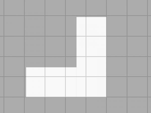 MOD-1722 Modular Backlit Counter -- Plan View